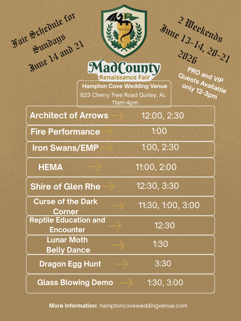 MadCounty Ren Fair 2026